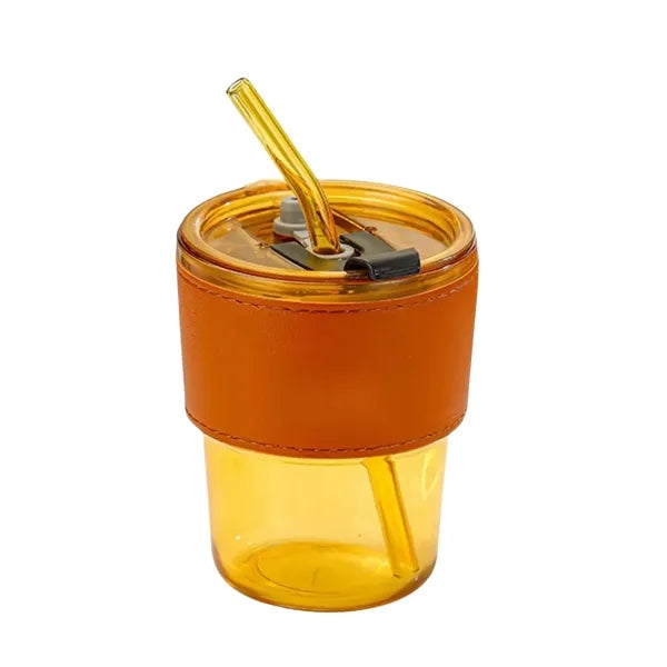 12oz Stylish Portable Straw Cup