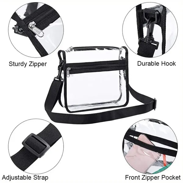 Stadium Approved PVC Cross Body Bag