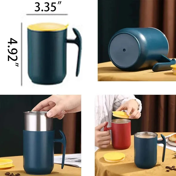 500ML Coffee Mug Thermos Cup With Lid