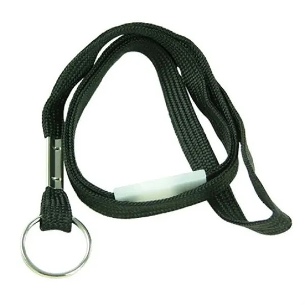 Flat Nylon Breakaway Lanyard with Split Ring