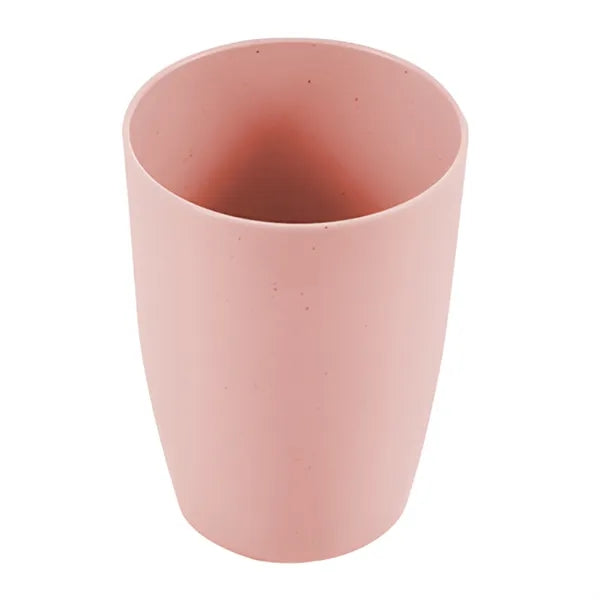 Full Color 15OZ Wheat Straw Plastic Mouthwash Cup