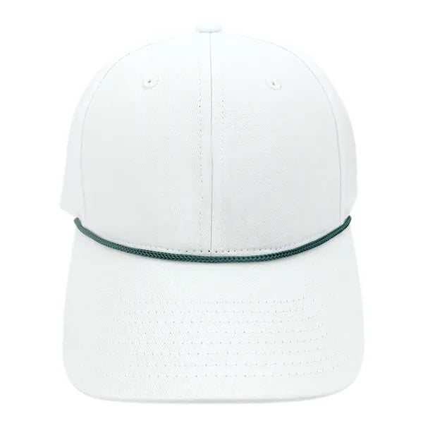 3D Embroidery 6-Panel Cotton Baseball Cap With Cord