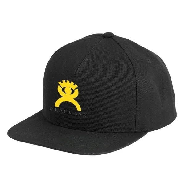 Yupoong 5-Panel Wool Blend Snapback Cap
