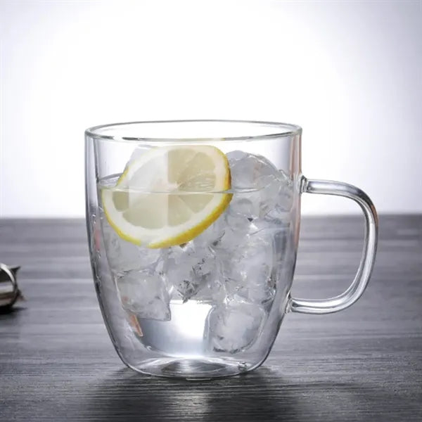 12oz. Double Wall Glass Coffee Mug Insulated Drinkware