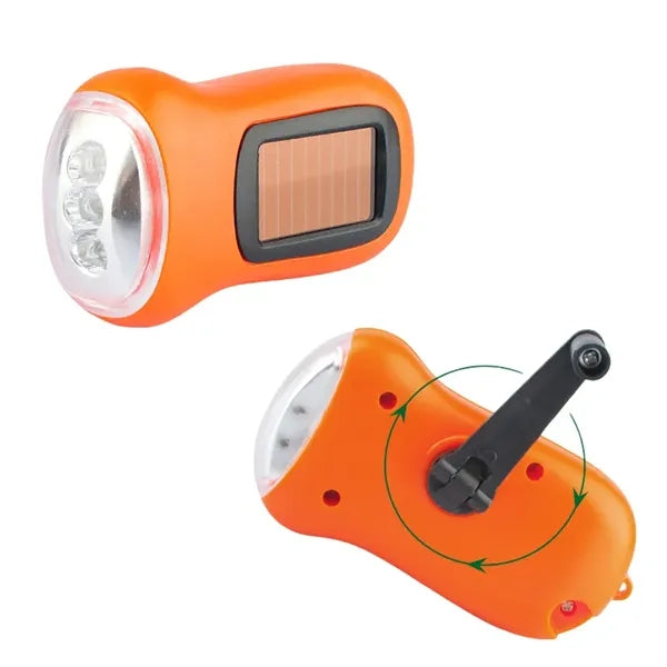 LED Mini Recharheable Solar Powered Flashlight