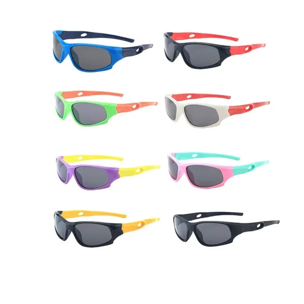 UV400 Kids Sport Sunglasses w/ Polycarbonate Frame