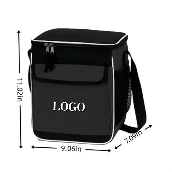 Cross-body ice bag for keeping warm or cold