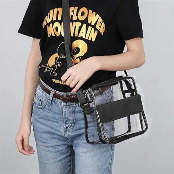 Clear Stadium Messenger Shoulder Bag