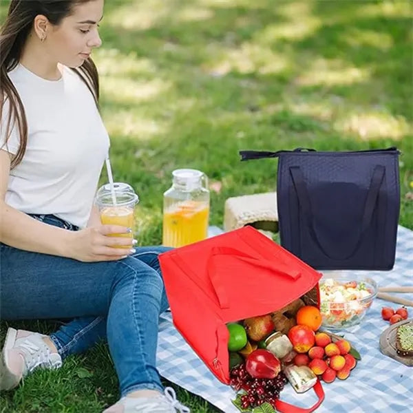 Cross Country Non-Woven Insulated Lunch Tote Bags