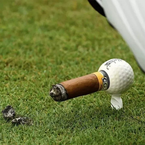 Golf Ball Design Cigar Holder - Unique Shape