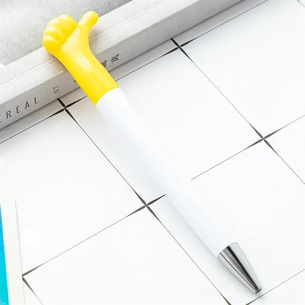 Thumb Finger Shape Plastic Ballpoint Pen