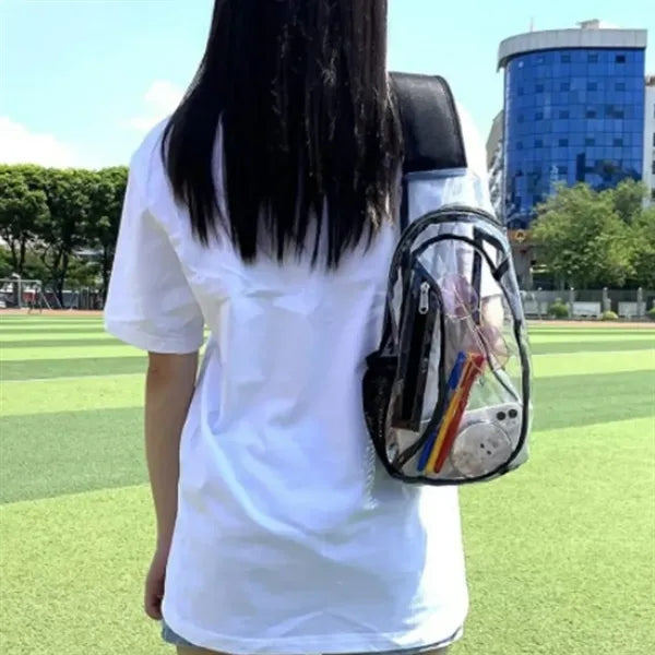 Stadium Approved Transparent Clear Sling Crossbody Bag
