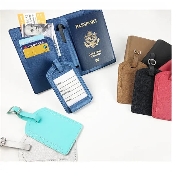 Passport Holder With Luggage Tag