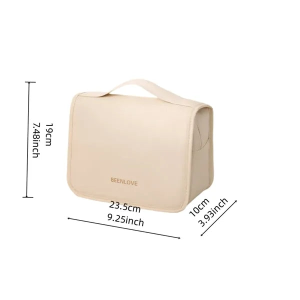 Hanging toiletries bag