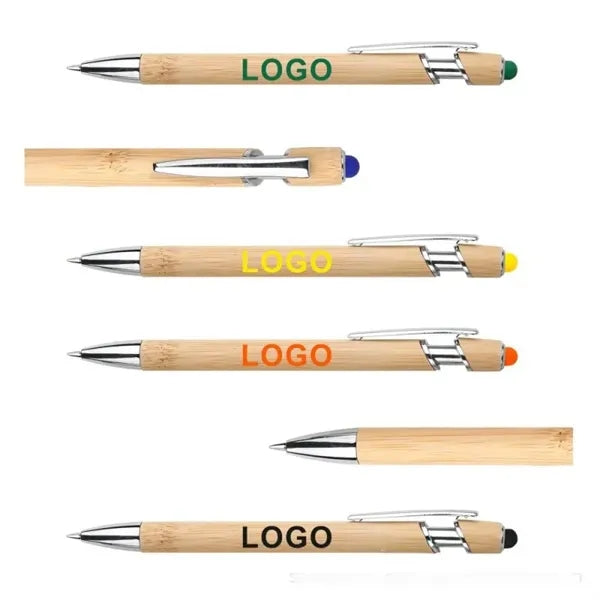 Eco - friendly bamboo pen with custom logo
