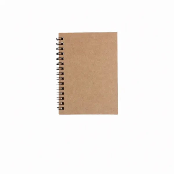 A5 Kraft Spiral Notebook Eco Friendly Writing Pad
