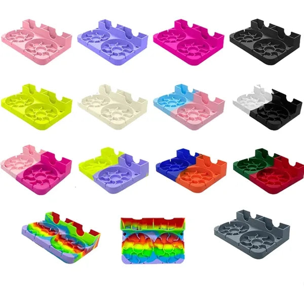 Thickened Silicone Water Cup Drying Drain Rack