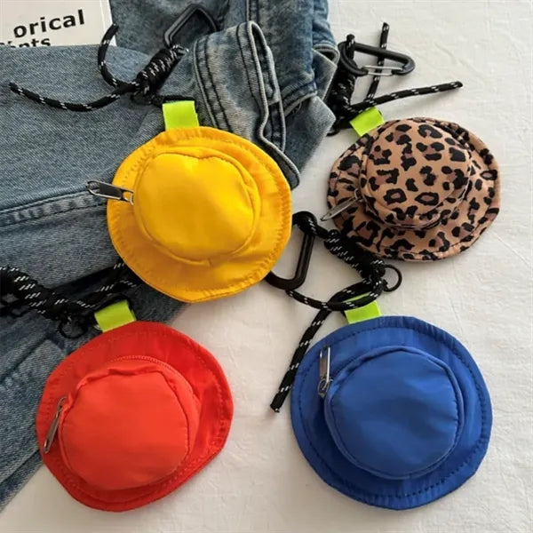 Creative Hat Small Coin Pouch Keychain