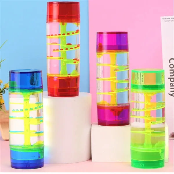 Liquid Movement Bubbles Hourglass