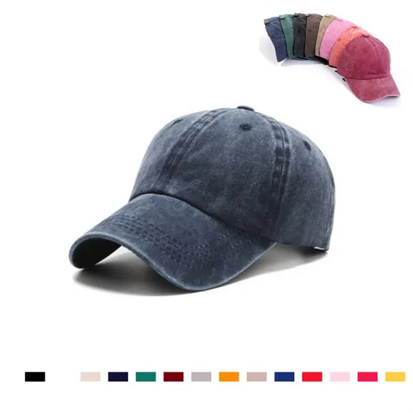 Vintage Washed Adult Baseball Cap Sun Hat