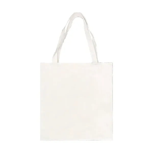 Natural Canvas Zipper Tote Bag