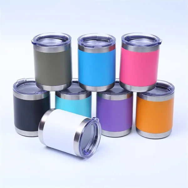 10 oz Stainless Steel Insulated Coffee and Water Tumbler
