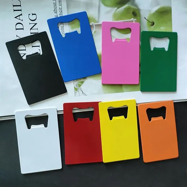 Credit Card Powder Coated Bottle Opener