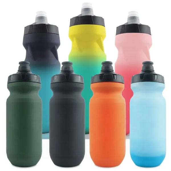 20 Oz Squeeze Sports Bottle With Push Pull Lid