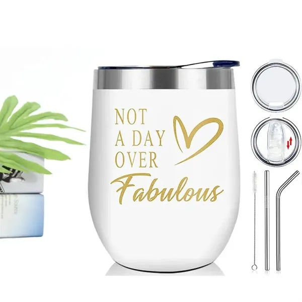 12oz304 Stainless Steel Vacuum Sprayed U-shaped Eggshell Mug