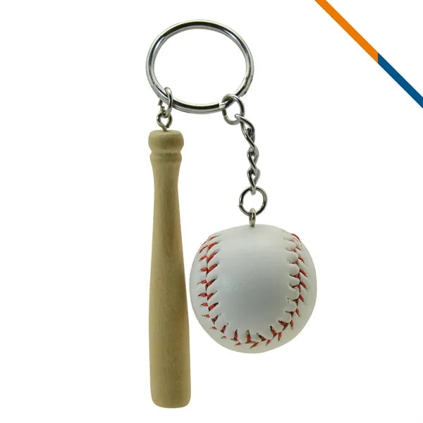 Baseball Bar Keychain