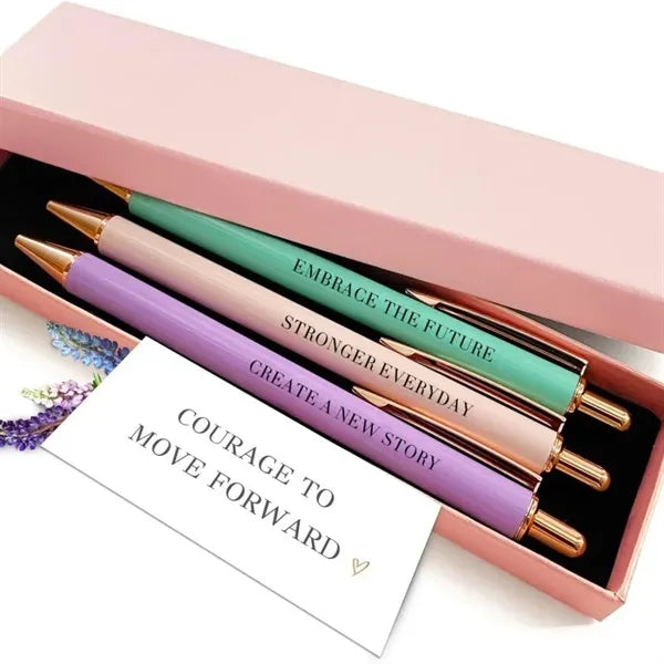 Inspirational3PCS Fancy Pen Set for Women Girl