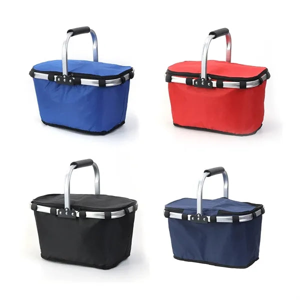26 L Large Size Foldable Picnic Shopping Basket Insulated