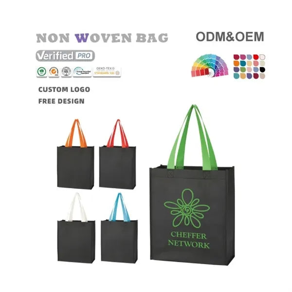 Non-Woven Eco-Friendly Color Handle Tote Bag