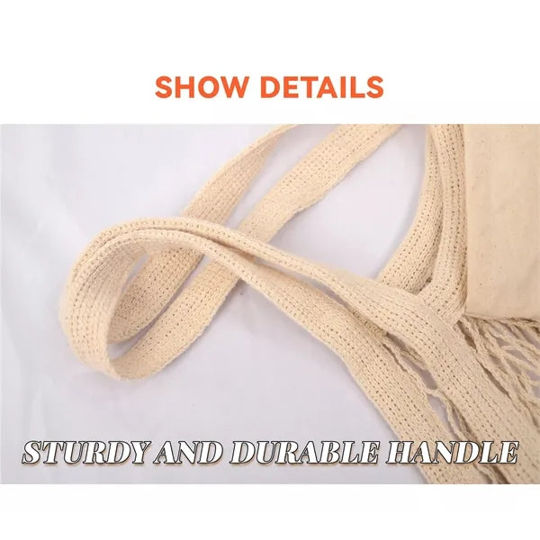 Collapsible Cotton Mesh Market Totes