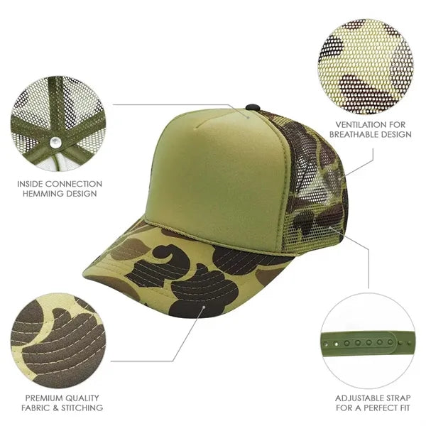 Trail Camo Trucker Hat
