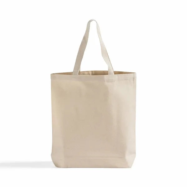 12 oz Flat Everyday Tote (Natural)