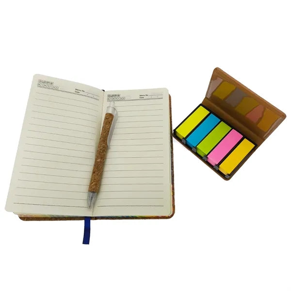Cork Notebook Set W/ Gift Bag