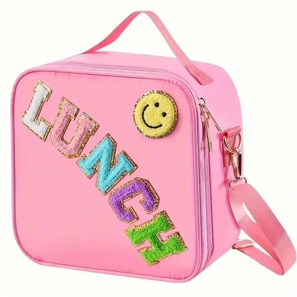 Kids Insulated Lunch Bag With Adjustable Shoulder Strap