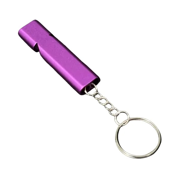 Dual-tube Outdoor Whistle With Keychain Free Shipping
