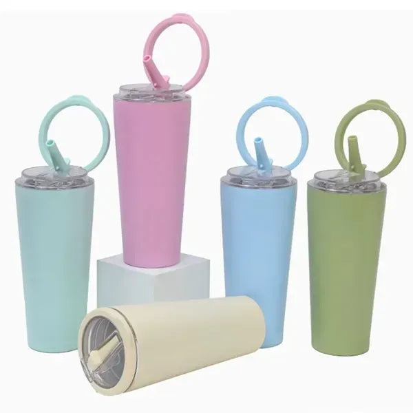 24Oz Tumbler With Foldable Ring Handle