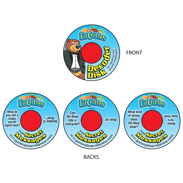 Rainbow Peep Holes, Tokens, Bottle Cap Insert-Custom Imprint