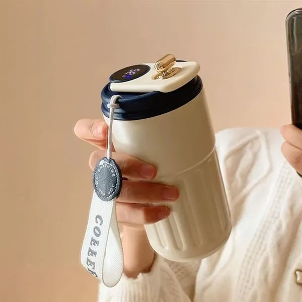 14oz Temperature Display Smart Vacuum Coffee Cup