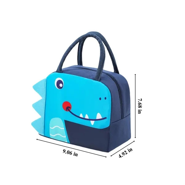 Cartoon Kids School Insulated Lunch Bag Free Shipping