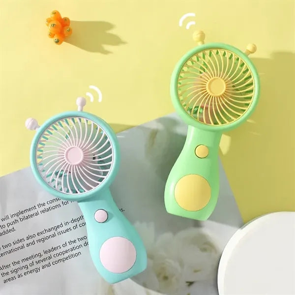 Handheld Fan 5x2.5" Portable USB Rechargeable Mini