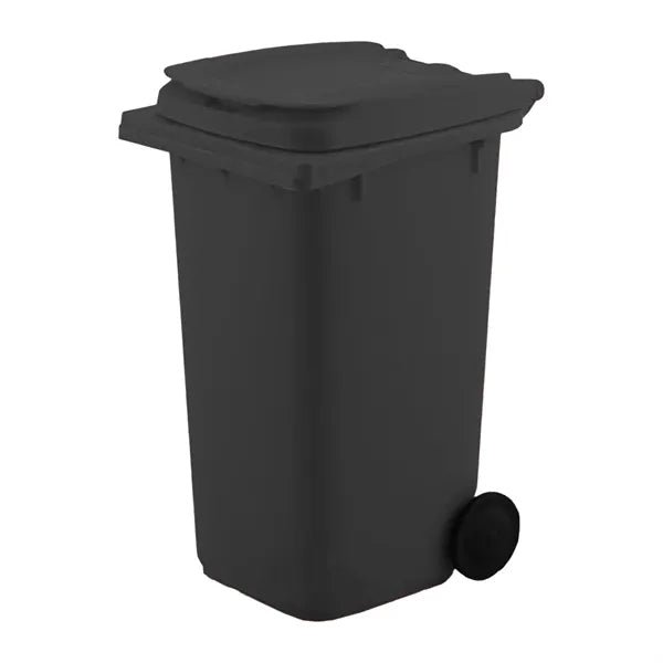 Trash Can Bin Pen Holder with Lid