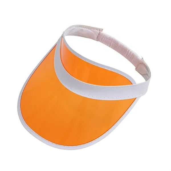 Lightweight UV-Protective PVC Sun Visor Hat