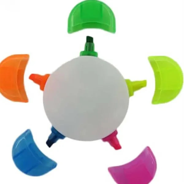 Multicolor Flower Tip Highlighter