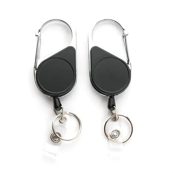 Carabiner Heavy Duty Badge Holder Keychain