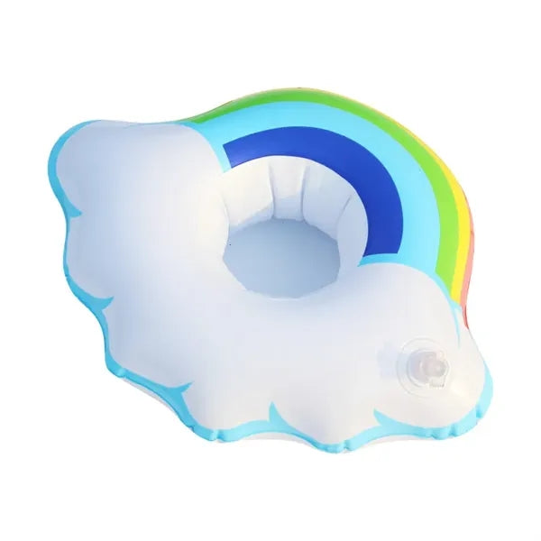 Inflatable Rainbow Cloud Drink Holder