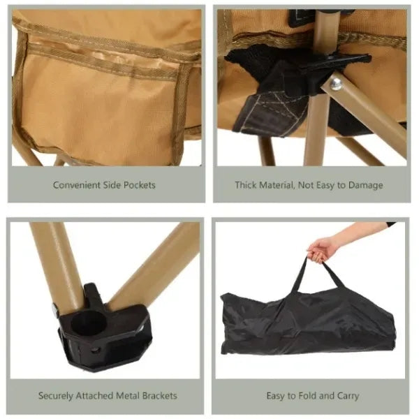 Outdoor Comfortable Foldable Camping Portable Moon Chair